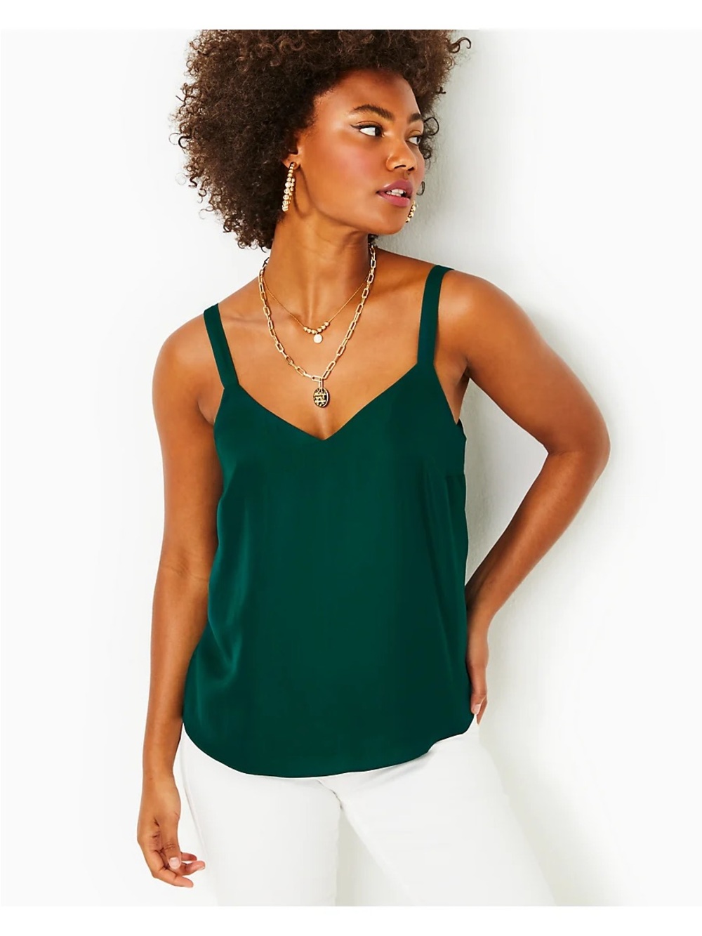 Lilly Pulitzer Nadia Green Top